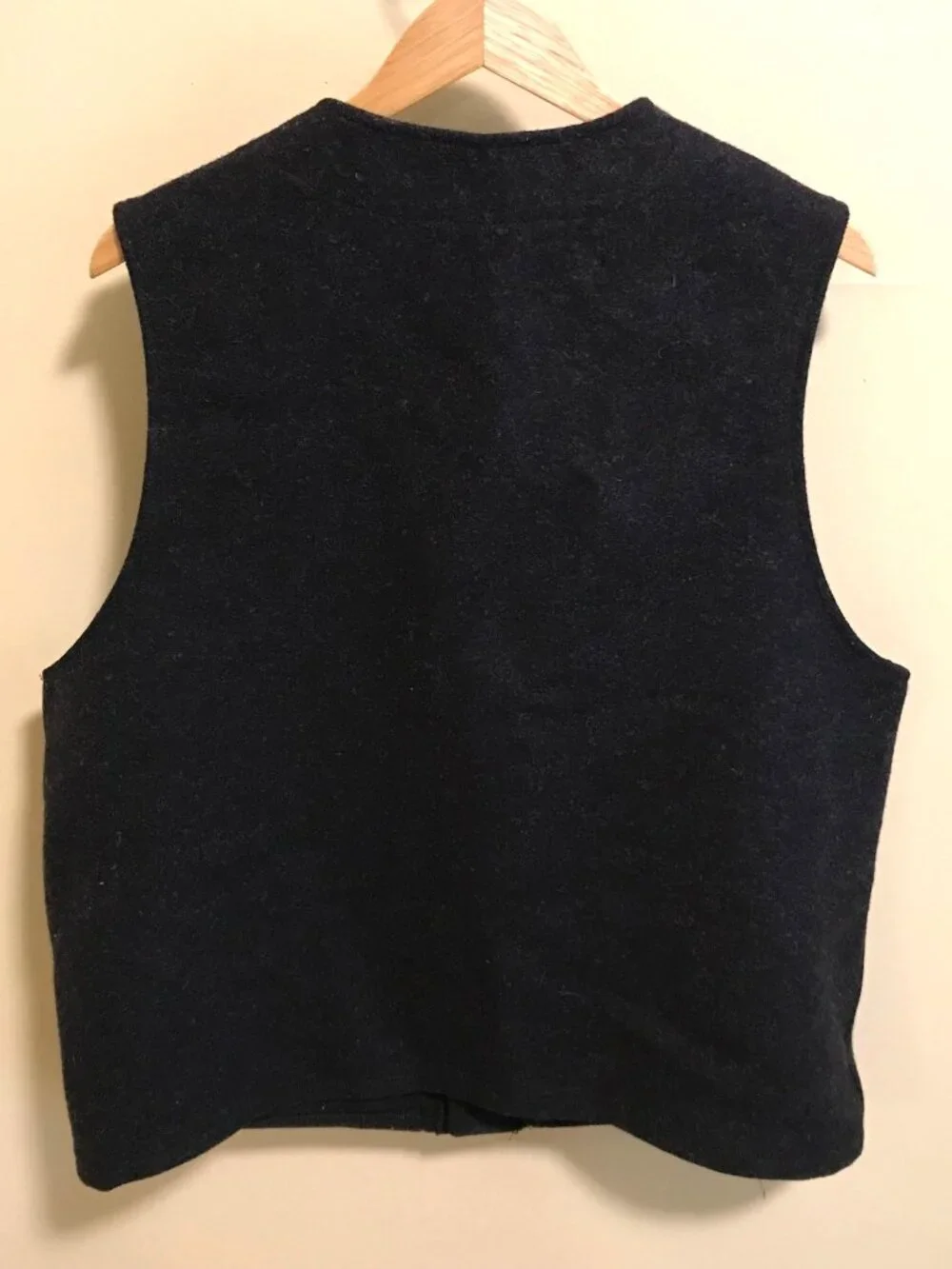 Men's Filson Mackinaw Virgin Wool Vest-Size 46 (XL) Charcoal